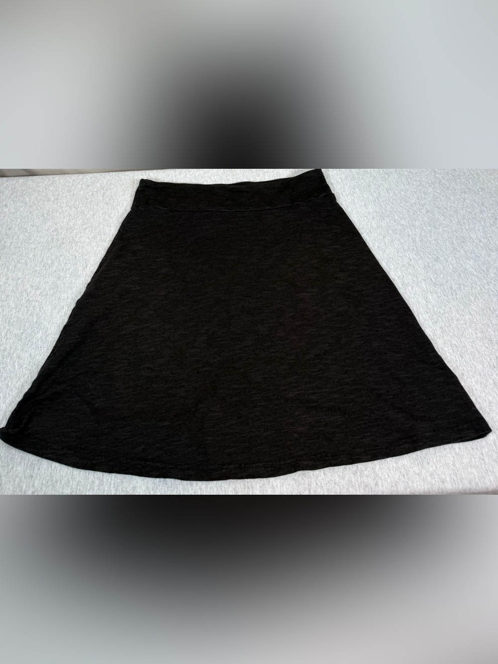 Columbia Heathered A-Line Skirt - Black -‎ Medium